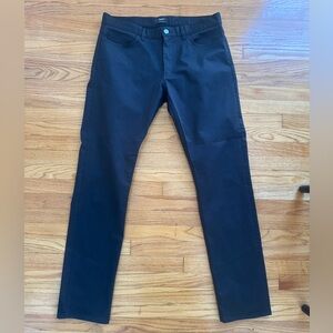 Theory Haydin Straight Slim Fit Pants – Black (Men’s 34)